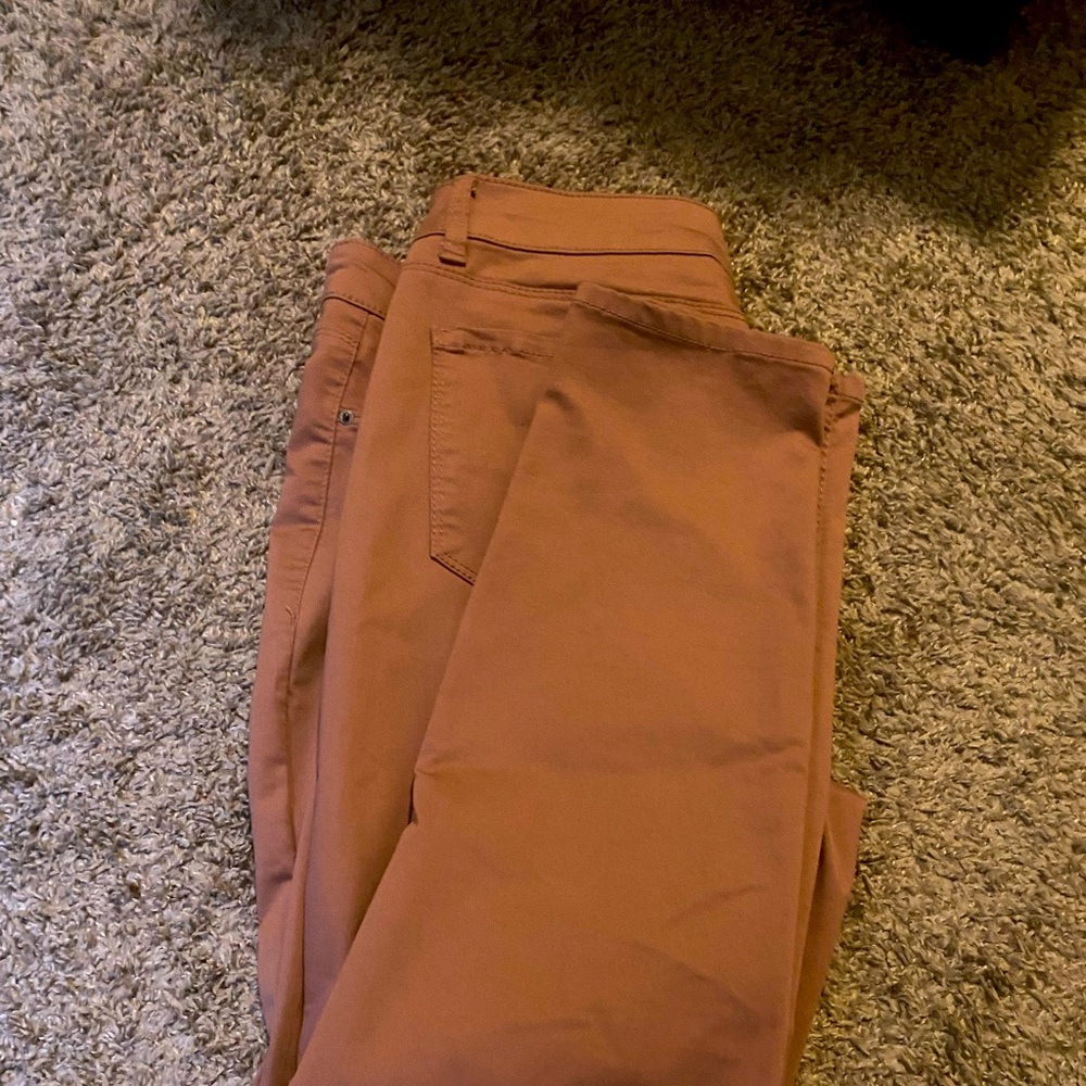 Rose colored pants